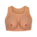 Miniatyrbild 4 av 8: Hidden Desire: Alter Ego, Wearable C-Cup Breasts Top Ljus hudfärg one size