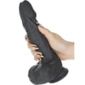 Miniatyrbild 4 av 11: Naked Addiction: Rotating & Thrusting Vibrating Dong, 23 cm Svart