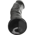 Miniatyrbild 4 av 7: RealRock: Curved Realistic Dildo, 23 cm, svart Svart