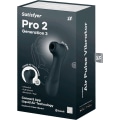 Miniatyrbild 3 av 8: Satisfyer Connect: Pro 2 Generation 3, Double AirPulse Vibrator Svart