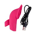 Miniatyrbild 9 av 11: Sweet Smile: Licking and Pulsating Finger Stimulator Rosa