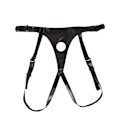Miniatyrbild 9 av 10: Sweet Smile: Super Soft Double Strap-On Lila, Svart