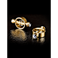 Miniatyrbild 3 av 4: Pipedream Fetish Fantasy: Gold Magnetic Clamps Guld