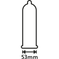Miniatyrbild 2 av 3: Secura: Extra Wet, Kondomer, 48-pack Transparent