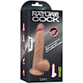 Miniatyrbild 4 av 11: LoveToy: Liam, Silicone Rotating Cock with Vibration, 22 cm Ljus hudfärg