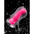 Miniatyrbild 10 av 11: LoveToy: Lumino Play Stroker, Pink Glow Rosa, Självlysande, Transparent