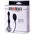 Miniatyrbild 3 av 3: Rimba: Inflatable Anal Plug with Double Balloon and Pump Svart