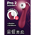 Miniatyrbild 9 av 9: Satisfyer: Pro 2 Generation 3, Double AirPulse Vibrator Röd