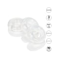 Miniatyrbild 3 av 5: California Exotic: Set of 3 Silicone Stacker Rings Transparent
