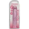 Miniatyrbild 5 av 7: RealRock: Crystal Clear Straight Realistic Dildo, 23 cm Rosa