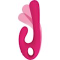 Miniatyrbild 7 av 11: Nomi Tang: Flex Bi, Bendable Dual Vibrator Rosa