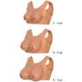 Miniatyrbild 5 av 8: Hidden Desire: Alter Ego, Wearable C-Cup Breasts Top Ljus hudfärg one size
