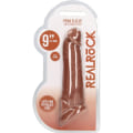 Miniatyrbild 4 av 11: RealRock Skin: Penis Extender with Rings, 22 cm Brun