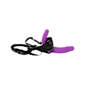 Miniatyrbild 3 av 10: Sweet Smile: Super Soft Double Strap-On Lila, Svart
