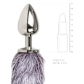 Miniatyrbild 5 av 5: EasyToys: Fox Tail Plug No. 4, large, silver/grå Grå, Silver