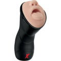 Miniatyrbild 1 av 5: Pipedream PDX Elite: Deep Throat, Vibrating Stroker Ljus hudfärg, Svart