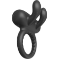 Miniatyrbild 3 av 8: Dream Toys: Ramrod, Rabbit Vibrating Penisring Svart