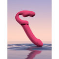 Miniatyrbild 4 av 11: Lovense: Lapis, Bluetooth Vibrating Strapless Strap-on Dildo Rosa