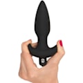 Miniatyrbild 3 av 5: Black Velvets: Vibrating Plug Svart Medium