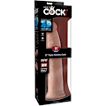 Miniatyrbild 2 av 8: Pipedream: King Cock, Triple Density Cock Ljus hudfärg 11 tum