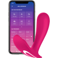 Miniatyrbild 1 av 8: Satisfyer Connect: Top Secret, Wearable Vibrator, rosa Rosa