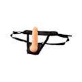 Miniatyrbild 2 av 9: Excellent Power: Erection Assistant, Hollow Strap-On Ljus hudfärg, Svart