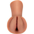 Miniatyrbild 3 av 4: Pipedream Wet Pussies: Slippery Slit, Self-Lubricating Stroker Mörk hudfärg