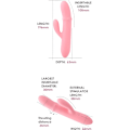 Miniatyrbild 11 av 11: Svakom: Mora Neo, Interactive Rabbit Vibrator with Thrusting ... Rosa