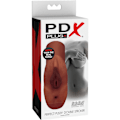 Miniatyrbild 3 av 4: Pipedream PDX Plus: Perfect Pussy, Double Stroker Mörk hudfärg