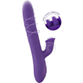 Miniatyrbild 4 av 11: Sweet Smile: Thrusting & Rotating Pearl Vibrator Lila