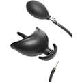 Miniatyrbild 3 av 11: XR Master Series: Ass Bound, Inflatable Silicone Anal Plug Svart
