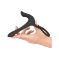 Miniatyrbild 9 av 11: Black Velvets: Couple's Vibrator Svart