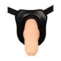 Miniatyrbild 8 av 9: Excellent Power: Erection Assistant, Hollow Strap-On Ljus hudfärg, Svart