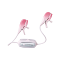 Miniatyrbild 4 av 7: Lovense: Gemini, Bluetooth Vibrating Nipple Clamps Rosa