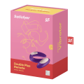 Miniatyrbild 4 av 10: Satisfyer: Double Plus Remote, Partner Vibrator Lila