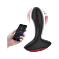 Miniatyrbild 5 av 6: Magic Motion: Solstice, App-Controlled Prostate Vibrator Röd, Svart