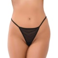 Miniatyrbild 4 av 4: Daring Intimates: Lily Embroidered String Svart S/M