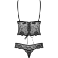 Miniatyrbild 4 av 5: Obsessive: Alluria, Underwire Teddy, svart Svart L/XL