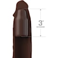 Miniatyrbild 2 av 3: Fantasy X-Tensions Elite: +7,6 cm Silicone X-Tension with Str... Mörk hudfärg