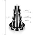 Miniatyrbild 6 av 7: Playhouse: Advanced Cone Steel Butt Plug Silver
