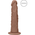 Miniatyrbild 9 av 10: RealRock Skin: Realistic Dildo, 21.5 cm Brun