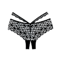 Miniatyrbild 3 av 4: Allure Adore: Heartbreaker Spetstrosor, svart, One Size Svart one size