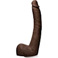 Miniatyrbild 1 av 4: Signature Cocks: Isiah Maxwell, Realistic Ultraskyn Dildo, 26 cm Mörk hudfärg