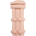 Miniatyrbild 2 av 6: Blush: M for Men, Soft + Wet Pussy with Ridges, Self Lubricating Ljus hudfärg, Svart