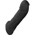 Miniatyrbild 7 av 11: RealRock Skin: Penis Extender with Rings, 22 cm Svart