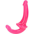 Miniatyrbild 3 av 7: RealRock: Glow in the Dark Strapless Strap-On Rosa, Självlysande