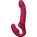 Miniatyrbild 9 av 11: Lovense: Lapis, Bluetooth Vibrating Strapless Strap-on Dildo Rosa