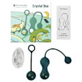 Miniatyrbild 5 av 11: Magic Motion: Crystal Duo, App-Controlled Kegel Vibrator Grön