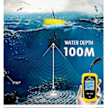 Miniatyrbild 4 av 5: Ffc1108-1 Larm 100m Bärbart ekolod Fishfinders Fiskedrag Ekolod Fishing Finder Alarm null none