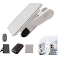 Miniatyrbild 1 av 5: Smartphone Camera Mirror Reflection Clip Kit, Mobiltelefon Reflection Camera Clip Selfie Reflector, Mobile Phone Shooting Supplies White - with remote